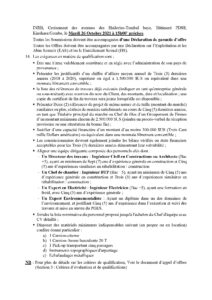 Appel d'offres National pour Exécutions des Travaux de Réaménagement de l'Entrepôt Central du Ministère de la Santé / Mama Yemo à Kinshasa