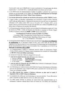 Appel d'offres National pour Exécutions des travaux de réaménagement de l'Entrepôt Central du Ministère de la Santé / Mama Yemo à Kinshasa