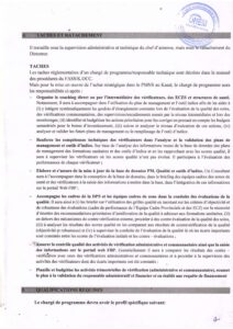 Appel à Candidature pour le poste de Chargé de Programme (Responsable Technique) de l'Antenne FASS/K.OCC Du Kasaï