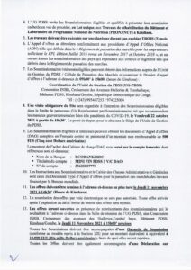 Appel d'Offre National pour Executions des Travaux de rehabilitation du Bâtiment et Laboratoire du Programme National de Nutrition (PRONANUT) à Kinshasa