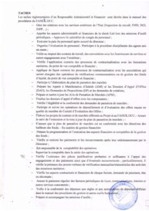 Appel à candidature pour le poste Responsable Administratif et Financier de l'Antenne FASS/K.OCC du Kasaï