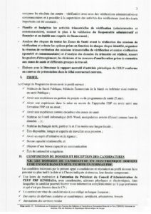 Avis de Recrutement d'un Chargé(e) de Programme de l'EUP FBP KIN