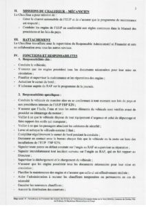 Avis de Recrutement d'un Chauffeur de l'EUP FBP KIN