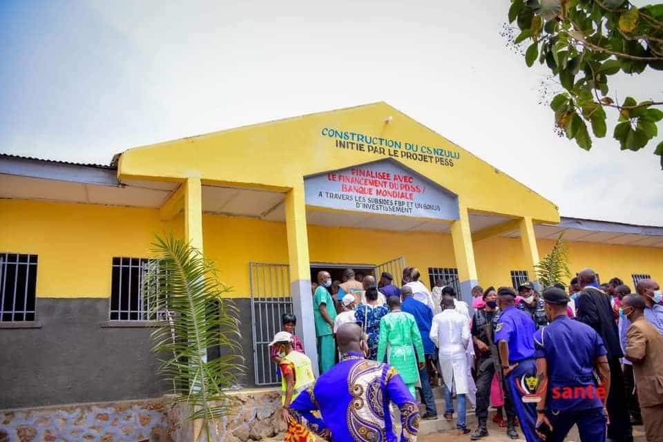 Inauguration de centre de santé Nzulu de la ville de Zongo par le Ministre de la Santé Publique, Hygiène et Prévention