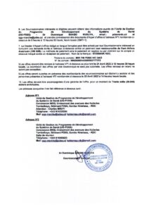 Acquisition des Motos de Type 4x4 + Casques de protection pour les laboratoires provinciaux et pour les sites sentinelles