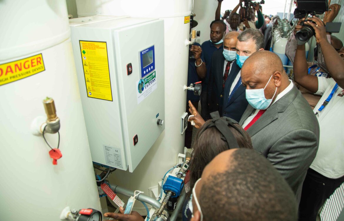 8 usines de production d’oxygène maintenant disponibles en RDC !