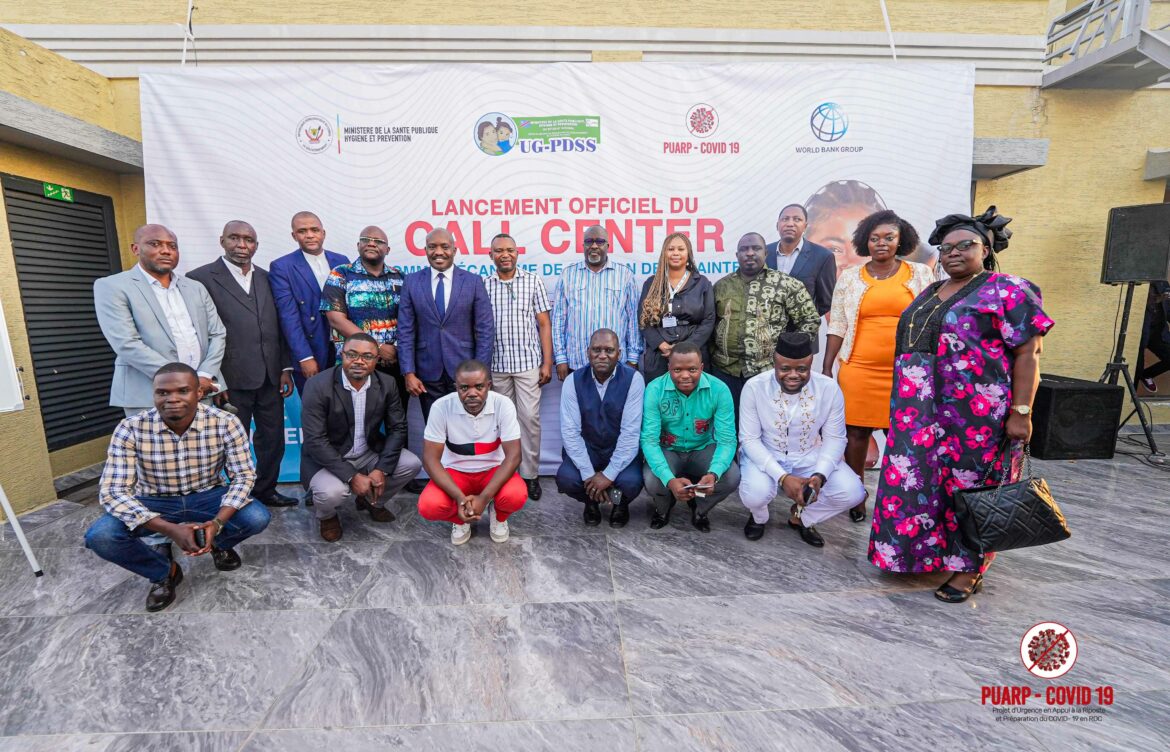 PUARP – KINSHASA: LANCEMENT OFFICIEL DU CALL CENTER COMME MECANISME DE GESTION DES PLAINTES DANS LES ZONES D’INTERVENTION