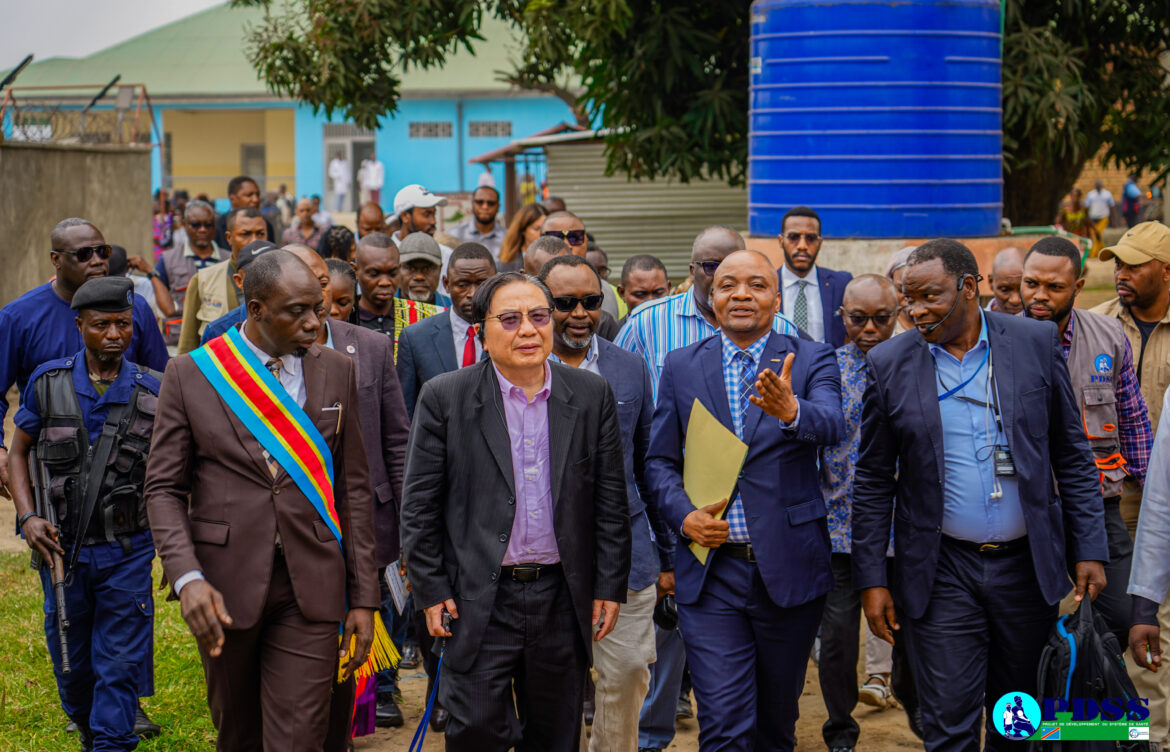PDSS – KINSHASA : VISITE DU DIRECTEUR GÉNÉRAL DU GROUPE BANQUE MONDIALE À L’HGR MALUKU