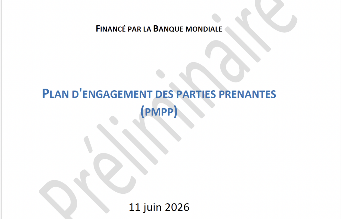 Plan d’Engagement des Parties Prenantes (PMPP) – CERP RDC