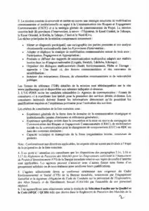 Recrutement d’une agence de communication pour la mise en œuvre d’une stratégie de mobilisation communautaire et institutionnelle en appui à la Communication des Risques et à l’Engagement Communautaire (CREC)
